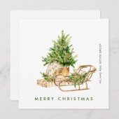 エレガントボヘミアンクリスマスコンポジション コーポレート シーズンカード (正面/裏面)