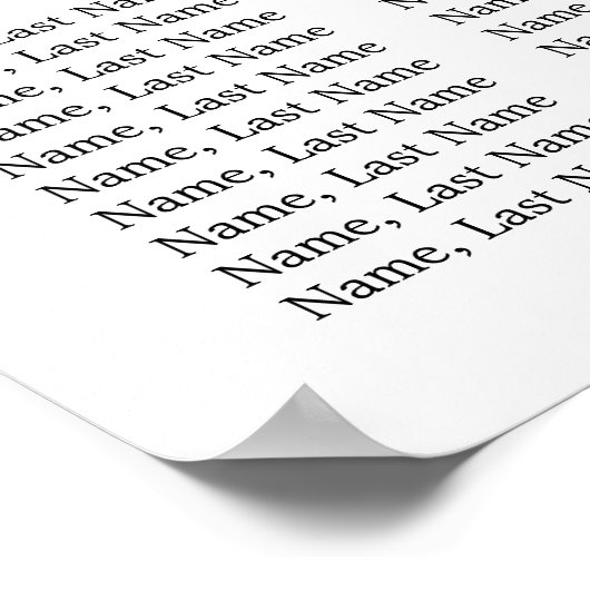 エレガントポインセチア8台結婚の座席表 ポスター (角)