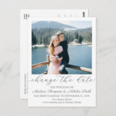 エレガントポートレート写真日付はがきの変更 ポストカード (正面/裏面)