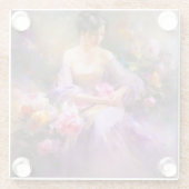 エレガントポートレート ガラスコースター (裏面)