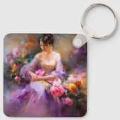 エレガントポートレート キーホルダー (裏面)