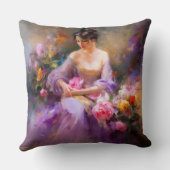 エレガントポートレート クッション (裏面)