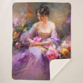 エレガントポートレート シェルパブランケット