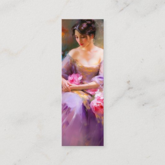 エレガントポートレート スキニー名刺 (正面)