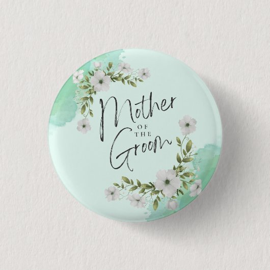 エレガントマザーオブザグルーマーブライダルシャワー 缶バッジ (正面)
