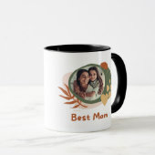 エレガントマルーンフローラ母の日 マグカップ (正面右)