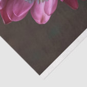 エレガントマルーンブラック女性ポートレートデコページ 薄葉紙 (詳細)