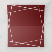 エレガントマロ結婚ーンのテーブル番号座席表 プレイスカード (内部開封)