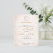 エレガントマンダラゲネシュインディアン結婚ズ ポストカード (スタンド正面)