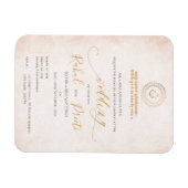 エレガントマンダラゲネシュインディアン結婚ズ マグネット (横)