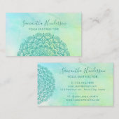 エレガントマンドラフラワーヨガ 名刺 (正面/裏面)