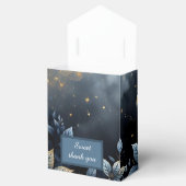 エレガントミッドナイトブルーと金ゴールドフォレ結婚スト フェイバーボックス (オープン)