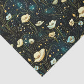 エレガントミッドナイトブルー天空フローラデコパージュ 薄葉紙 (詳細)