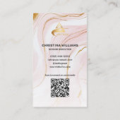 エレガントミニマスタイリッシュモダンプロフェッショナル 名刺 (裏面)