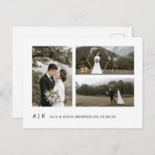 エレガントミニマスタイリッシュリストの写真あり ポストカード (正面/裏面)