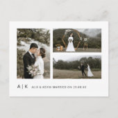 エレガントミニマスタイリッシュリストの写真あり ポストカード (正面)