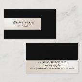 エレガントミニマストライプのリスト 名刺 (正面/裏面)