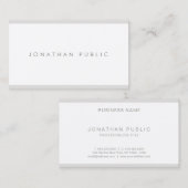 エレガントミニマモダンリストのラ頭が切れるイカッコいいグリー 名刺 (正面/裏面)