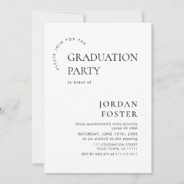 エレガントミニマモダンリスト 招待状