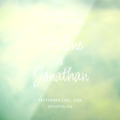 エレガントミニマモダン結婚リスト ウィンドウサイン (シート3)