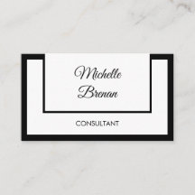 エレガントミニマリストブラック&ホワイト