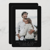 エレガントミニマルだ婚約した!写真の発表 (正面/裏面)