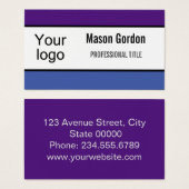 エレガントミニマルなバッジ (正面&裏面)