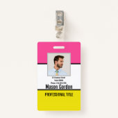 エレガントミニマルなバッジ バッジ (正面クリップ)