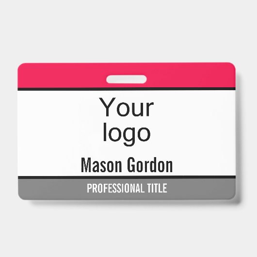 エレガントミニマルなバッジ バッジ (正面)