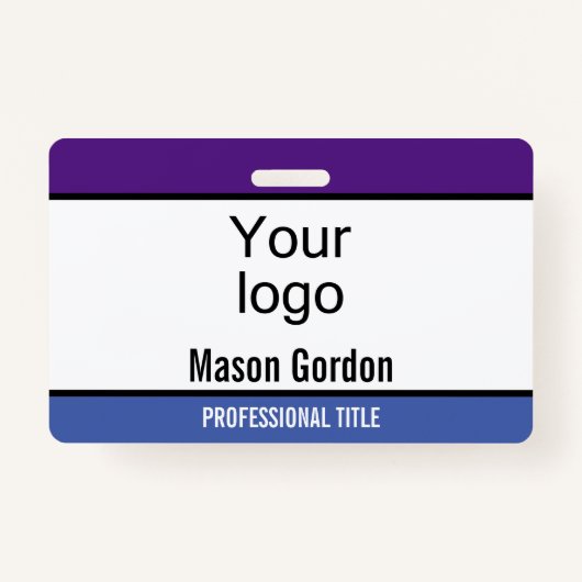 エレガントミニマルなバッジ バッジ (正面)