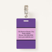 エレガントミニマルなバッジ バッジ (裏面クリップ)