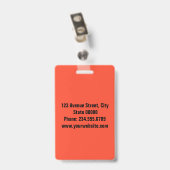 エレガントミニマルなバッジ バッジ (クリップ付き裏面)