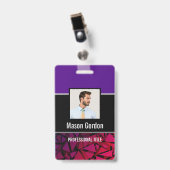 エレガントミニマルなバッジ バッジ (正面 （クリップ付）)