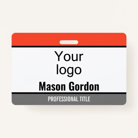 エレガントミニマルなバッジ バッジ (正面)