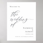 エレガントミニマルへようこそ結婚 ポスター (正面)