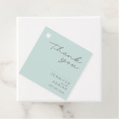 エレガントミニマルカッコいいミント結婚 フェイバータグ (インサイチュ)