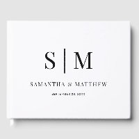 エレガントミニマルクラシックモノグ結婚ラム