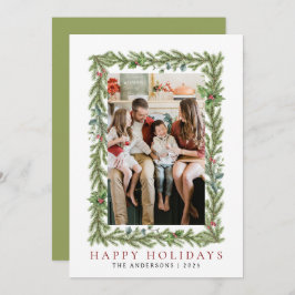 エレガントミニマルクリスマス | 家族モダン1の写真 シーズンカード