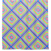 エレガントミニマルシンプルカラフル シャワーカーテン (正面)