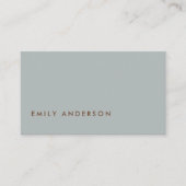 エレガントミニマルシンプルモダングレイトレンディー 名刺 (正面)