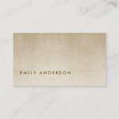 エレガントミニマルシンプル光フェイク灰色の金箔 名刺 (正面)