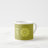 エレガントミニマルシンプル金ゴールド エスプレッソカップ (正面右)