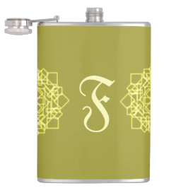 エレガントミニマルシンプル金ゴールド フラスク