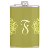 エレガントミニマルシンプル金ゴールド フラスク (正面)