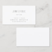 エレガントミニマルテンプレートモダン 名刺 (正面/裏面)