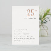 エレガントミニマルバラ金ゴールド 箔招待状 (立ち正面)