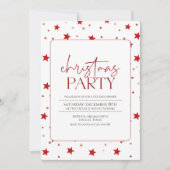 エレガントミニマルパーティー 招待状 (正面)