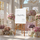 エレガントミニマルブライダルシャワー ポスター