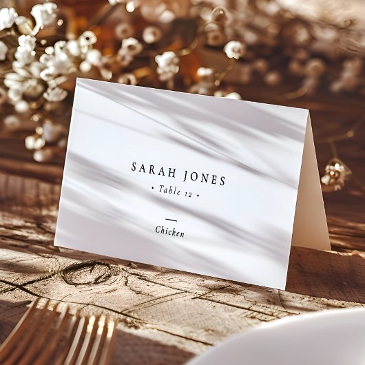 エレガントミニマルモダン書結婚文字 プレイスカード