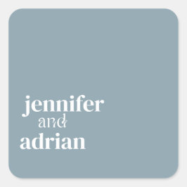 エレガントミニマルモダン結婚の封筒スクエアSti スクエアシール